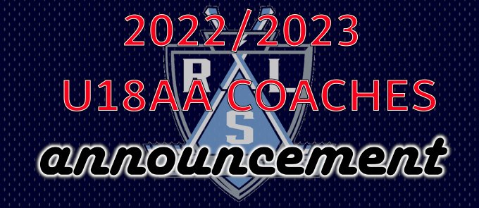 2022/2023 U18AA Coaches Announcement